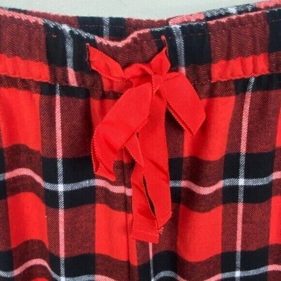 NEW Rachel Parcell Red Plaid Flannel Pyjama Bottom Womens Size XL Nordstrom Pant - Picture 4 of 7